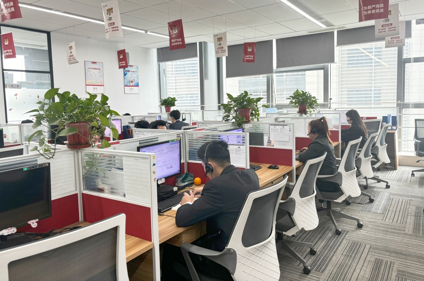 泰州分公司职场环境一角
